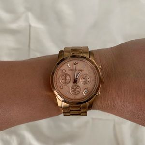 MICHAEL KORS Rose Gold-Tone Women’s Watch